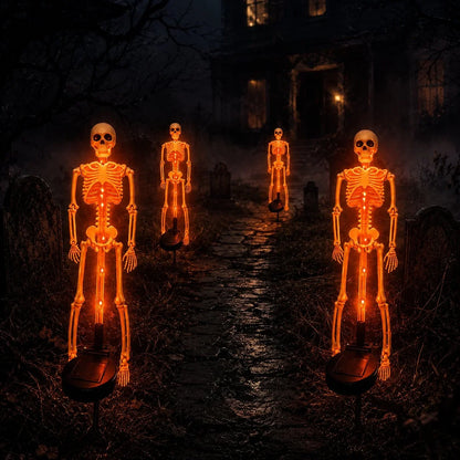 LAST DAY 50% OFF - SOLARSKULL GARDEN LIGHTS WITHEERIE COLOR-CHANGING GLOW