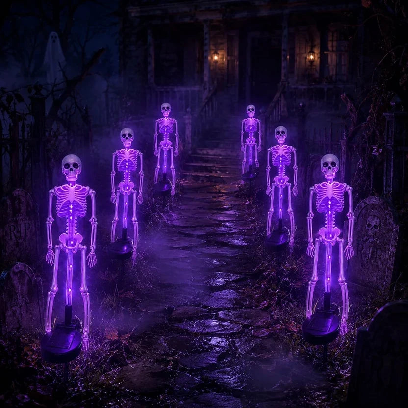 LAST DAY 50% OFF - SOLARSKULL GARDEN LIGHTS WITHEERIE COLOR-CHANGING GLOW