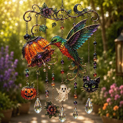 🔥Last Day 50% OFF - Halloween Suncatcher Wind Chime