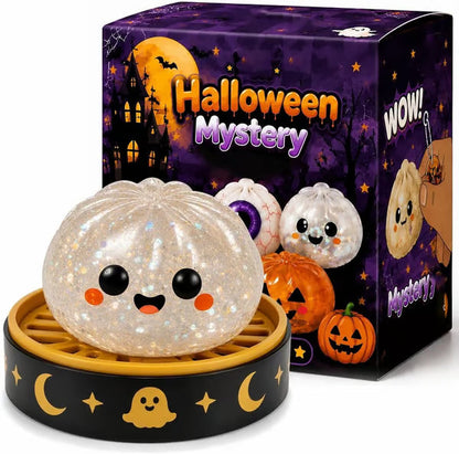 🌟Cute Halloween scary ghost squeeze toy set