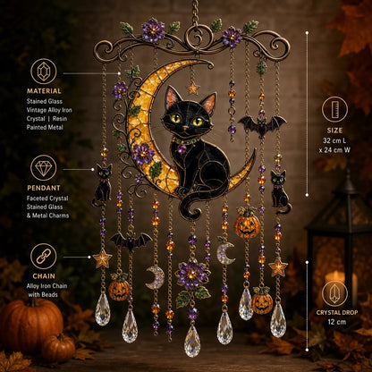 🔥Last Day 50% OFF - Halloween Suncatcher Wind Chime